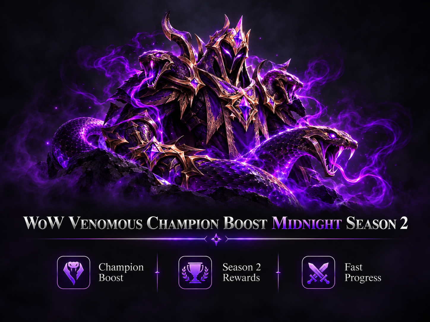 WOW VENOMOUS CHAMPION BOOST MIDNIGHT SEASON 2