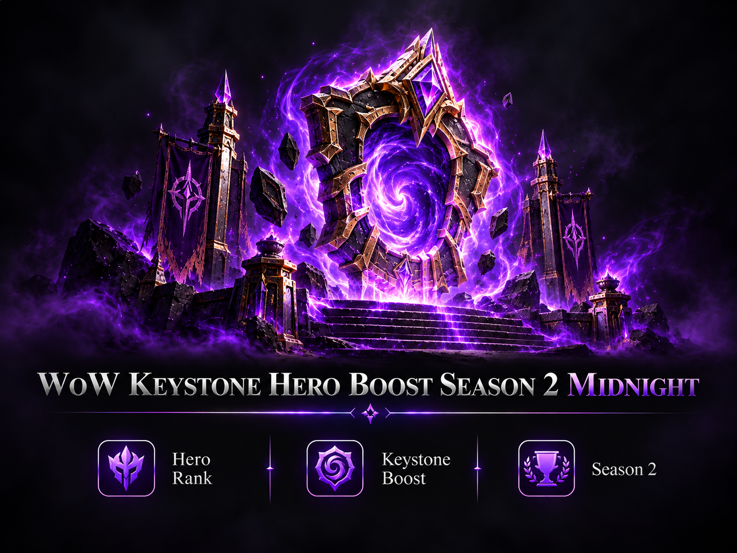 WOW KEYSTONE HERO BOOST SEASON 2 MIDNIGHT
