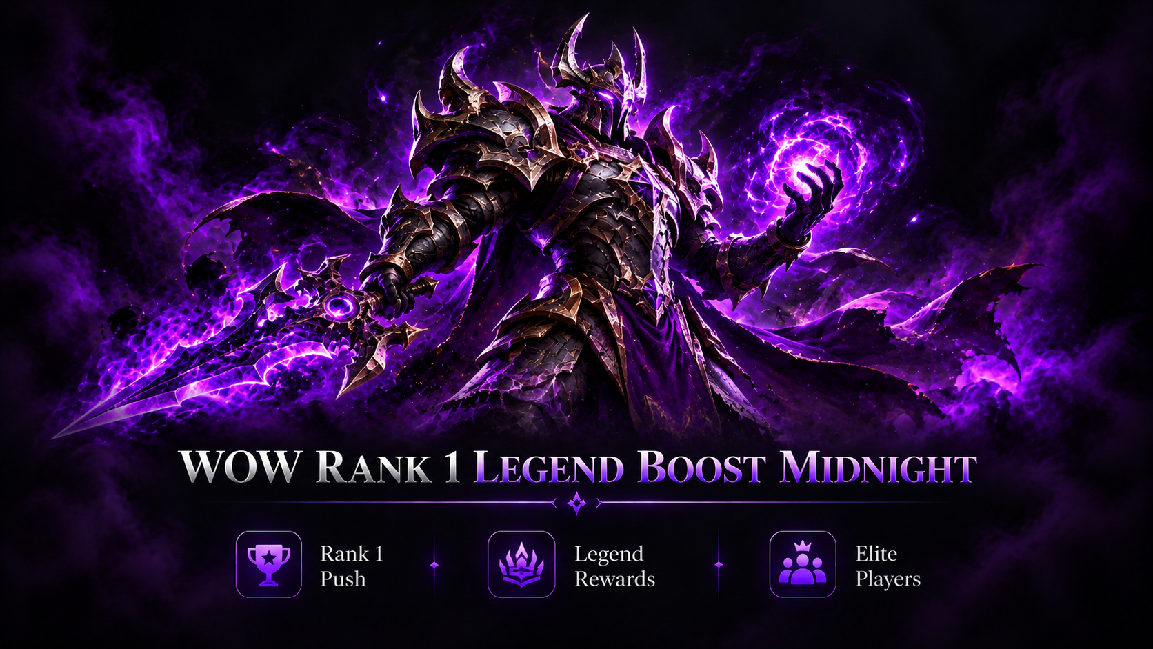 WOW RANK 1 LEGEND BOOST MIDNIGHT