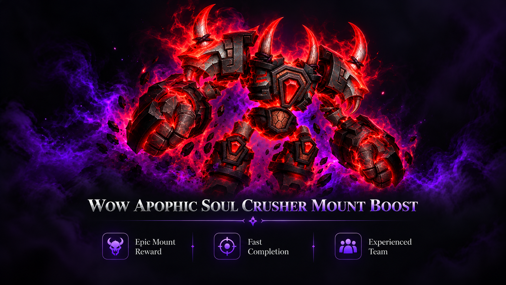 WOW APOPHIC SOUL CRUSHER MOUNT BOOST