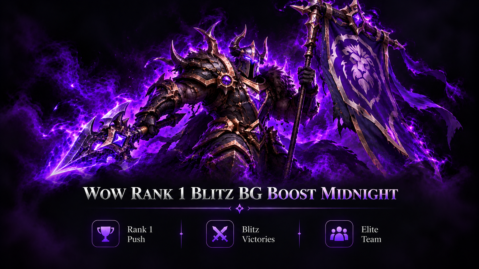 WOW RANK 1 BLITZ BG BOOST MIDNIGHT