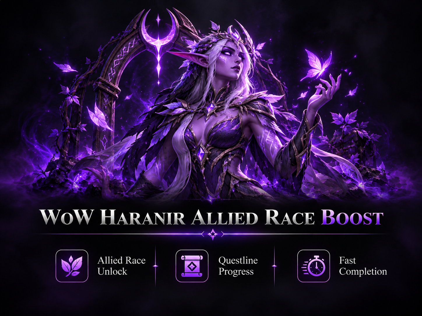WOW HARANIR ALLIED RACE BOOST