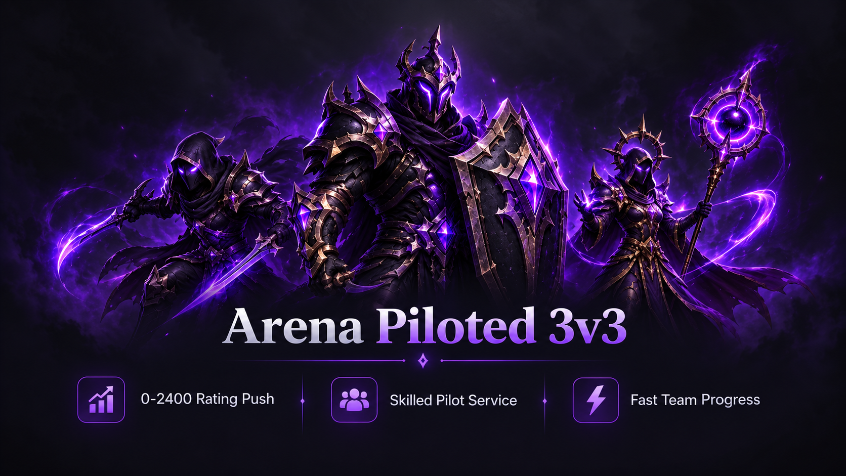 WOW ARENA 3V3 PILOTED BOOST
